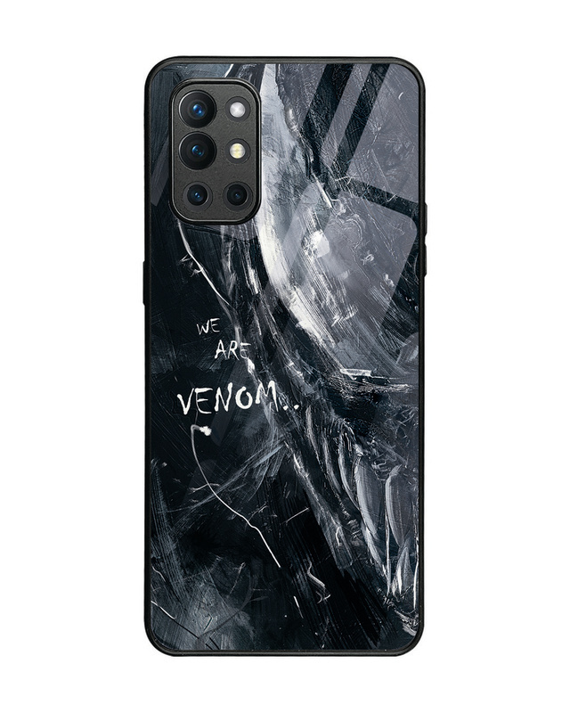 Shop Venom Premium Glass Cover for OnePlus 9R-Front
