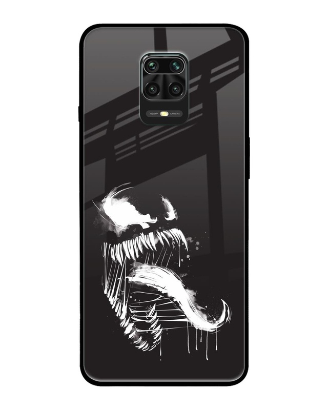 Shop Venom Premium Glass Cover for Redmi Note 9 Pro Max-Front