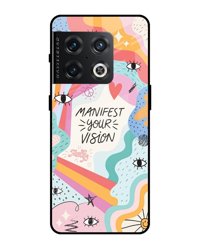 Shop Vision Manifest Premium Glass Case for OnePlus 10 Pro (Shock Proof, Scratch Resistant)-Front