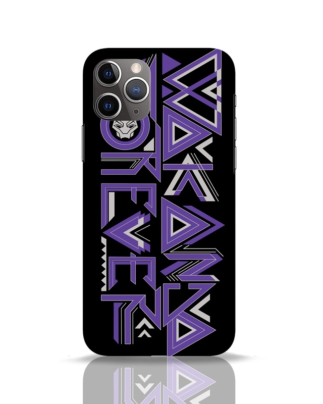 Shop Wakanda Forever Logo Designer Hard Cover for Apple iPhone 11 Pro-Front