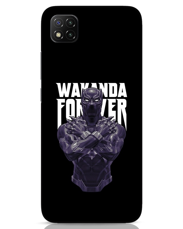 Shop Wakanda King Designer Hard Cover for Xiaomi Poco C3-Front