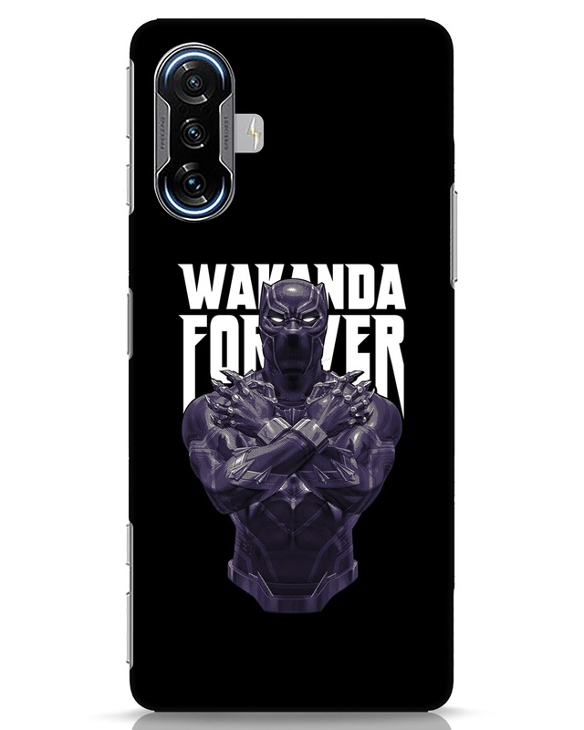 Shop Wakanda King Designer Hard Cover for Xiaomi POCO F3 GT-Front