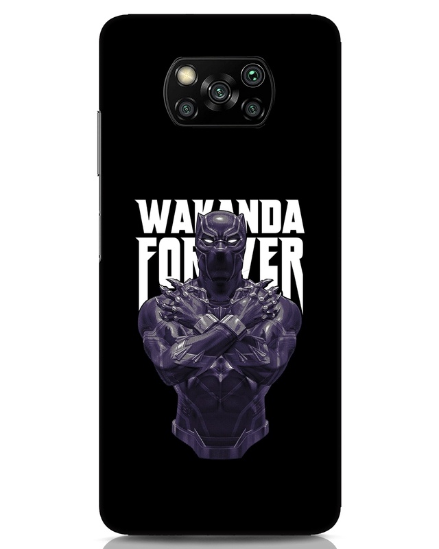 Shop Wakanda King Designer Hard Cover for Xiaomi Poco x3-Front