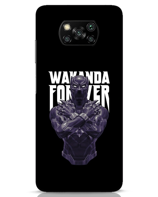Shop Wakanda King Designer Hard Cover for Xiaomi Poco X3 Pro-Front