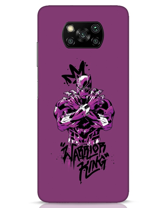 Shop Warrior King Designer Hard Cover for Xiaomi Poco X3 Pro-Front