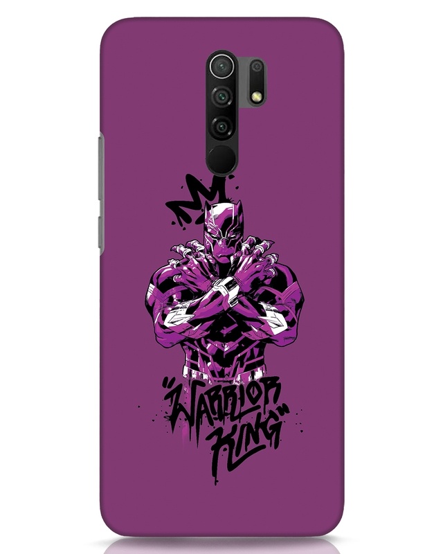 Shop Warrior King Designer Hard Cover for Xiaomi Redmi 9 Prime-Front