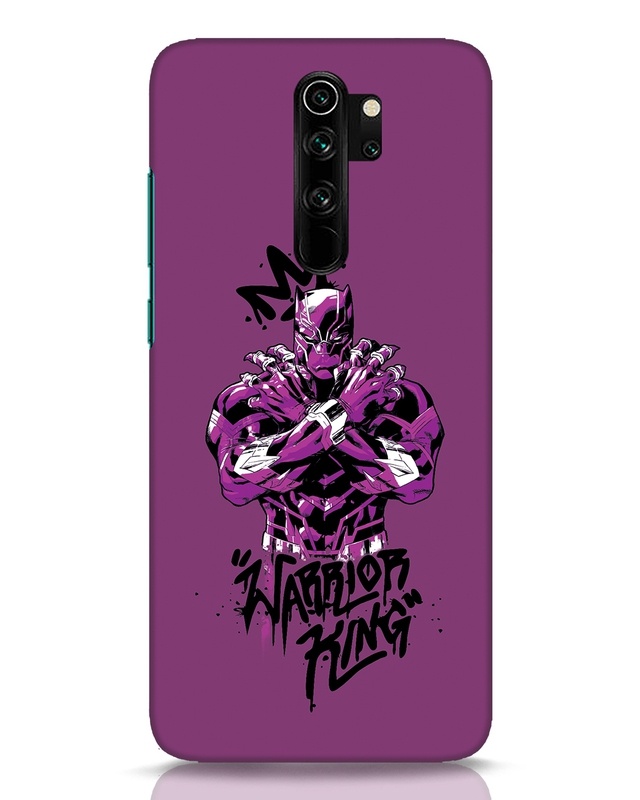 Shop Warrior King Designer Hard Cover for Xiaomi Redmi Note 8 Pro-Front