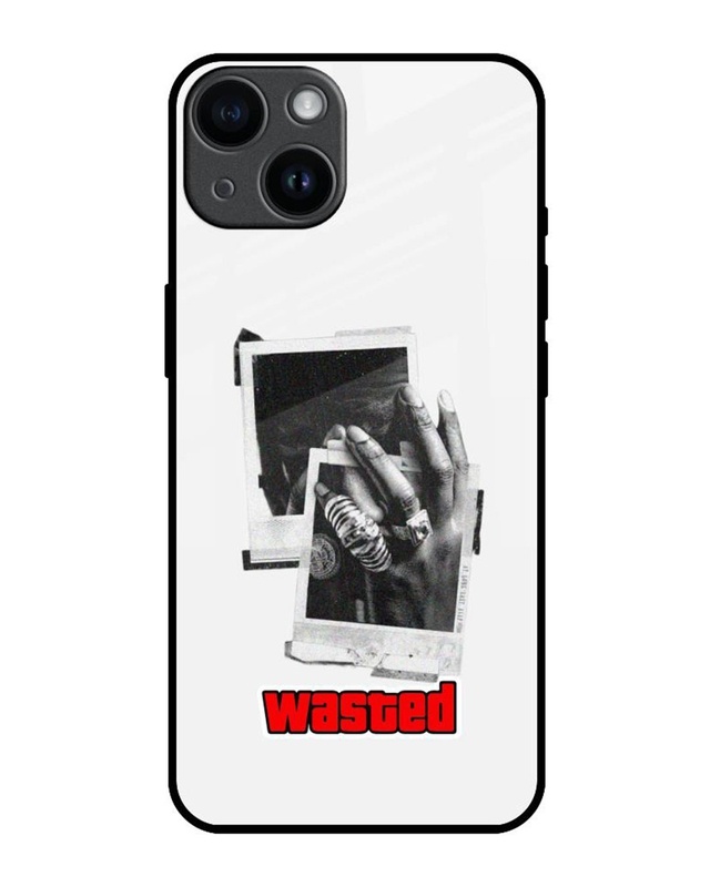 Shop Wasted Premium Glass Cover for Apple iPhone 14-Front