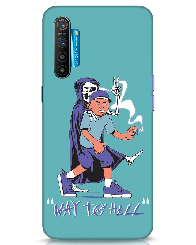 Shop Way To Hell Designer Hard Cover for Realme XT-Front