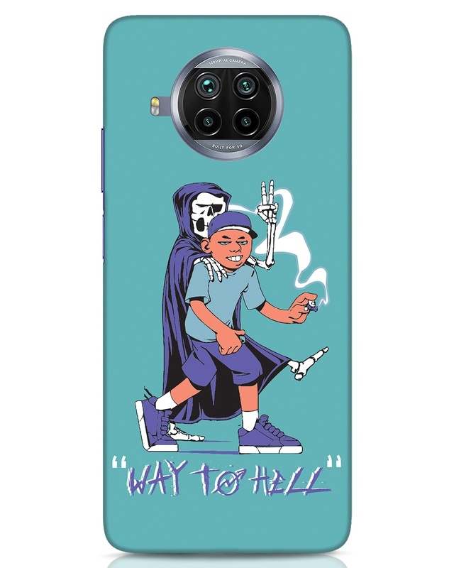 Shop Way To Hell Designer Hard Cover for Xiaomi Mi 10i 5G-Front