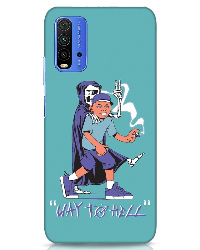 Shop Way To Hell Designer Hard Cover for Xiaomi Redmi 9 Power-Front