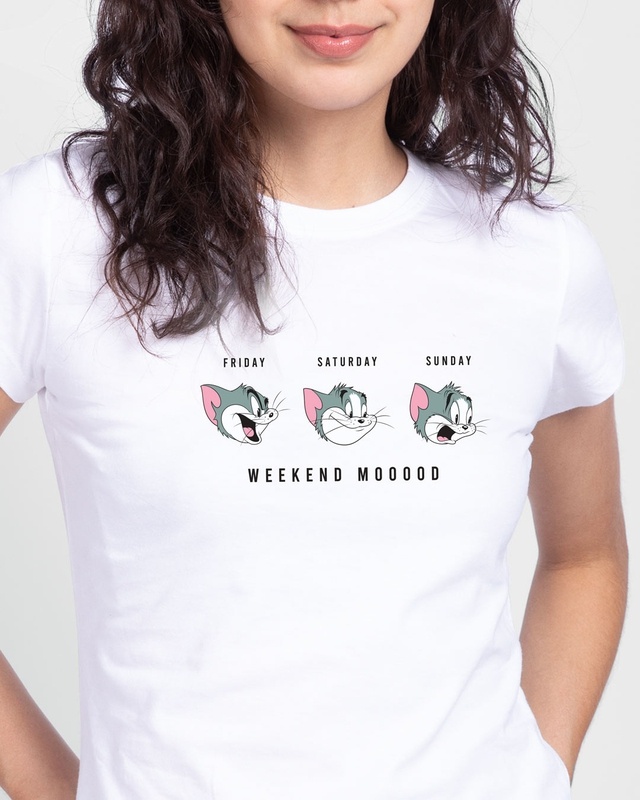 Shop Women's Weekend Mood Tom Slim Fit T-shirt-Front