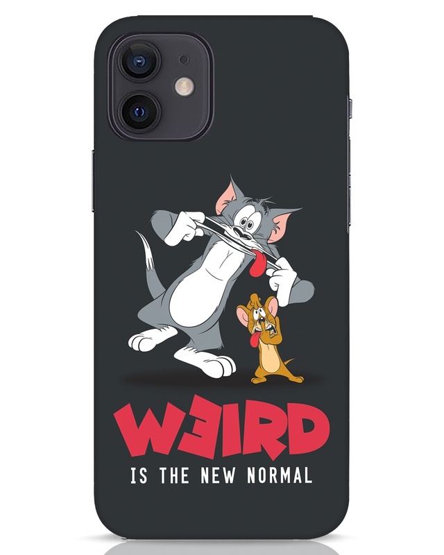 Shop Weird Tom & Jerry Designer Hard Cover for Apple iPhone 12-Front