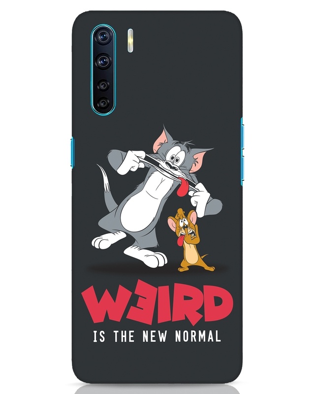 Shop Weird Tom & Jerry Designer Hard Cover for Oppo F15-Front