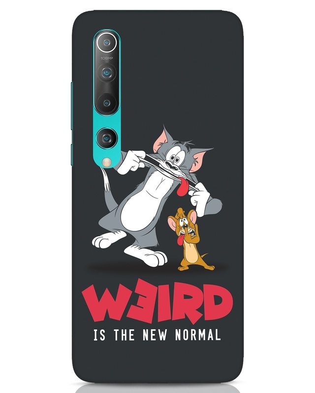 Shop Weird Tom & Jerry Designer Hard Cover for Xiaomi Mi 10-Front