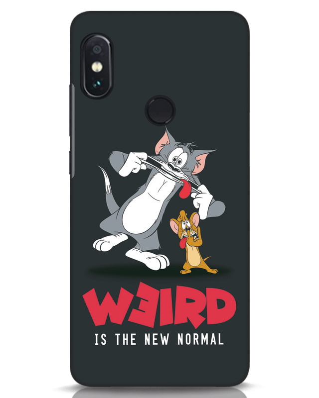 Shop Weird Tom & Jerry Designer Hard Cover for Xiaomi Redmi Note 5 Pro-Front