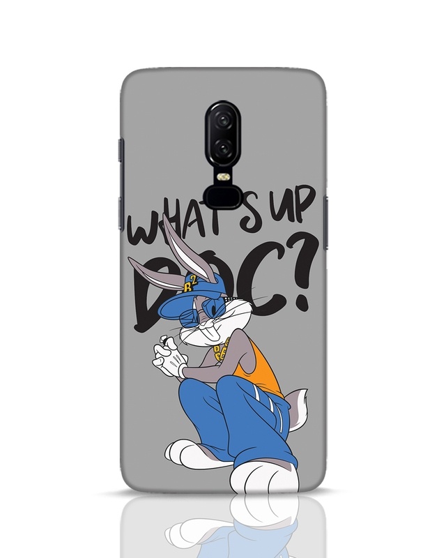 Shop Whats Up Bugs Bunny Designer Hard Cover for OnePlus 6-Front