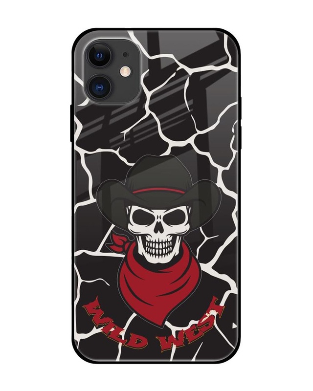 Shop Wild West Premium Glass Cover for Apple iPhone 12-Front