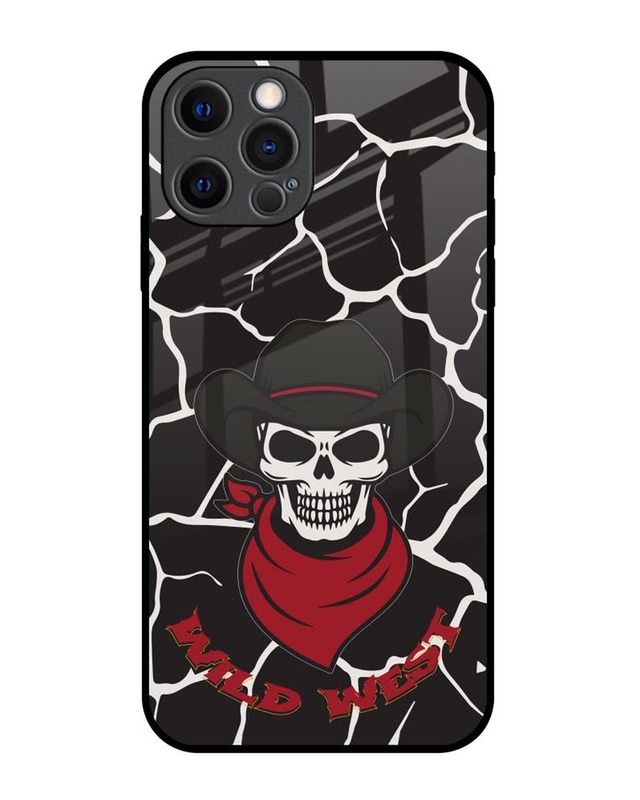 Shop Wild West Premium Glass Cover for Apple iPhone 12 Pro-Front