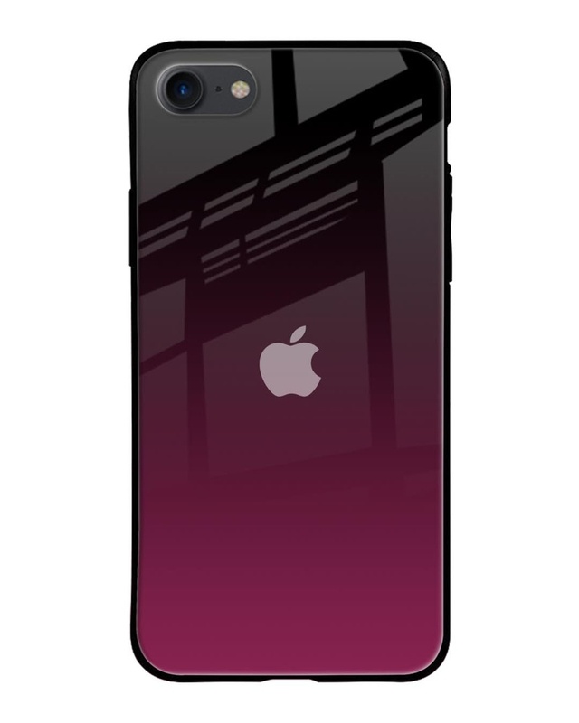 Shop Wisconsin Wine Premium Glass Case For Apple iPhone SE 2020(Shock Proof, Scratch Resistant)-Front