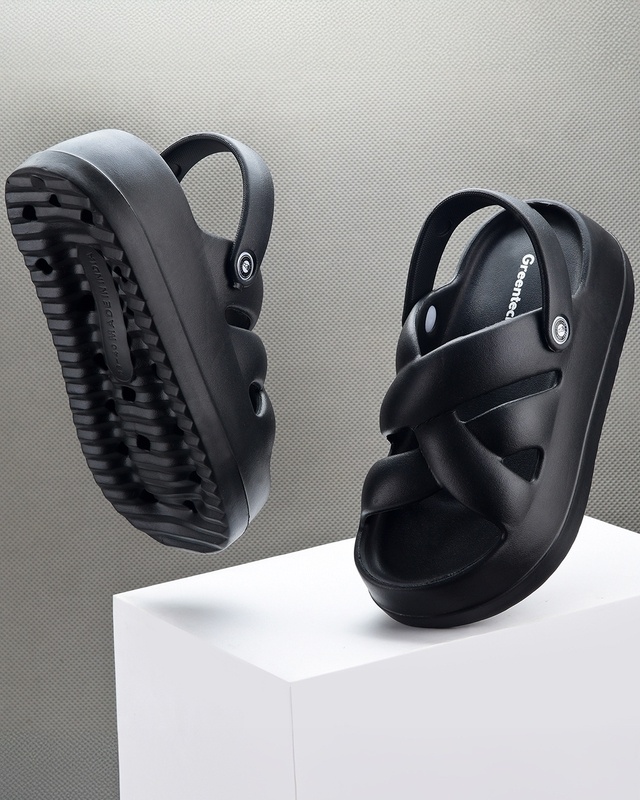 Shop Women's Black Clogs-Front