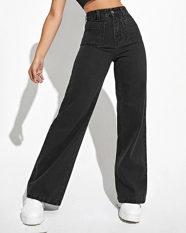 Shop Women's Black Jeans-Front