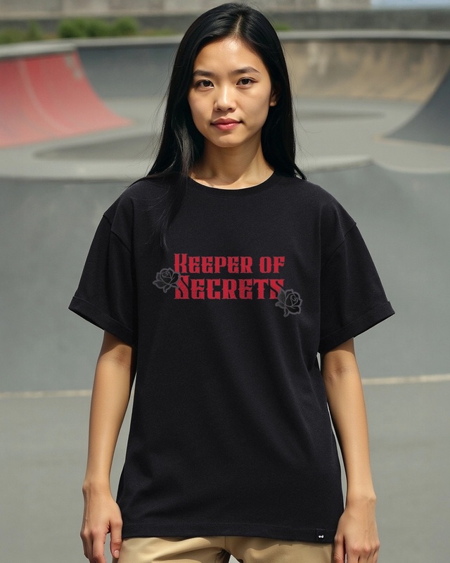 Shop Women's Black Morticia Graphic Printed Boyfriend T-shirt-Front