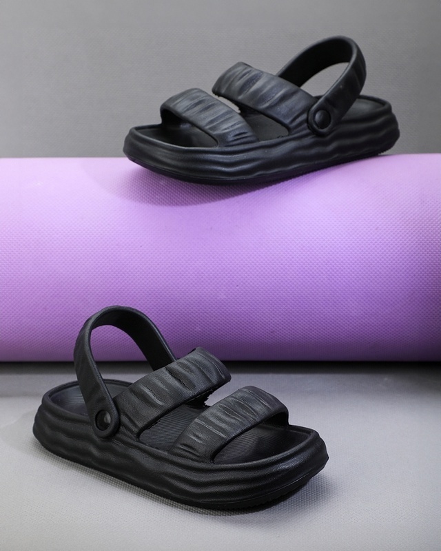 Shop Women's Black Sandals-Front