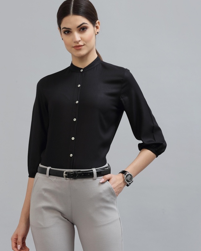 Shop Women's Black Shirt-Front