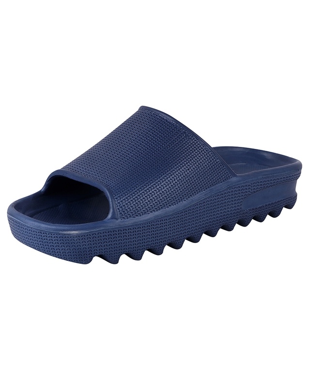 Shop Women's Blue Sliders-Front