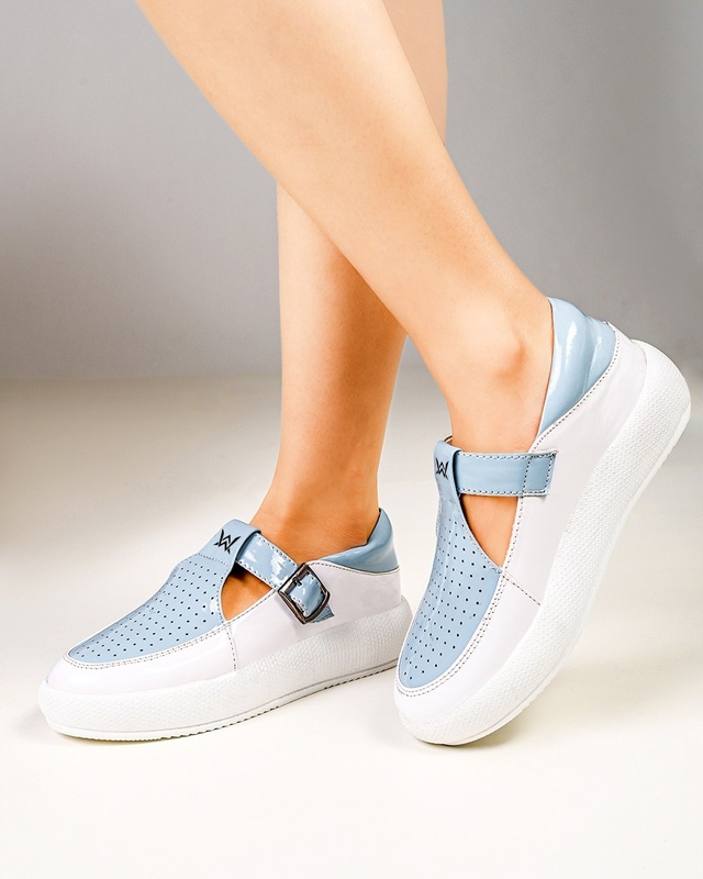 Shop Women's Blue Sneakers-Front