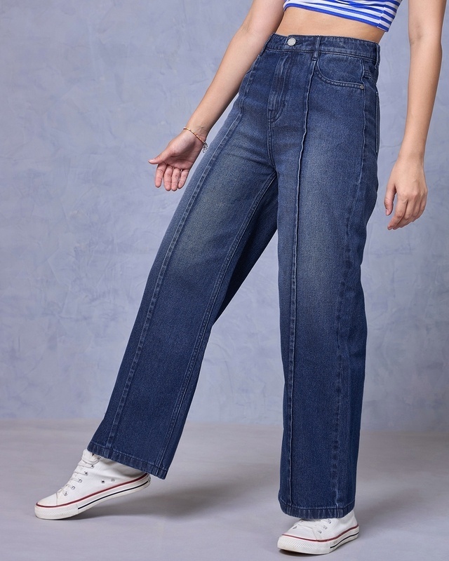 Wide Leg Jeans, Women's Jeans Online