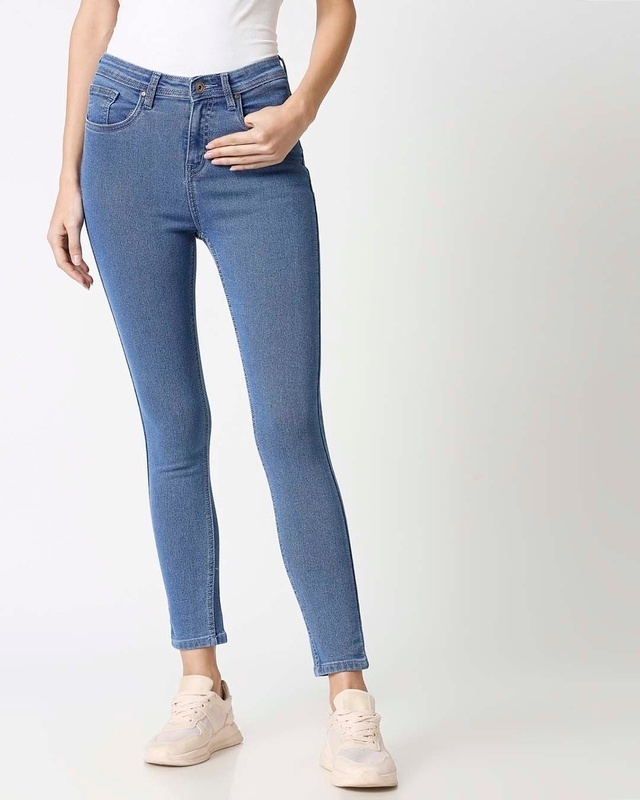 blue jeans trousers for ladies