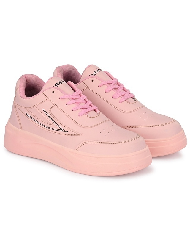 Shop Women's Pink Sneakers-Front