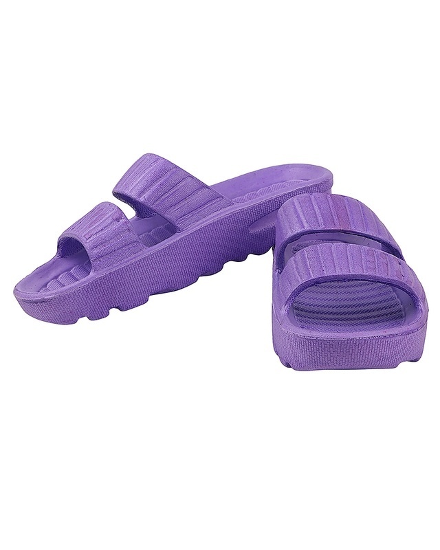 Shop Women's Purple Sliders-Front