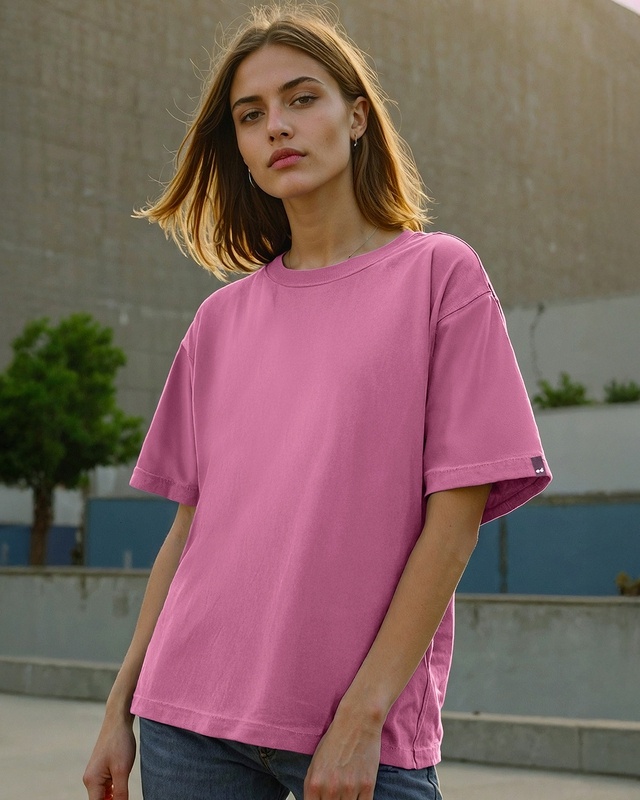 Women's Purple Oversized T-shirt