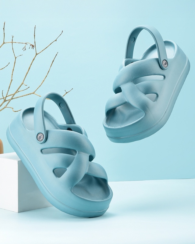 Women's Turquoise Blue Clogs