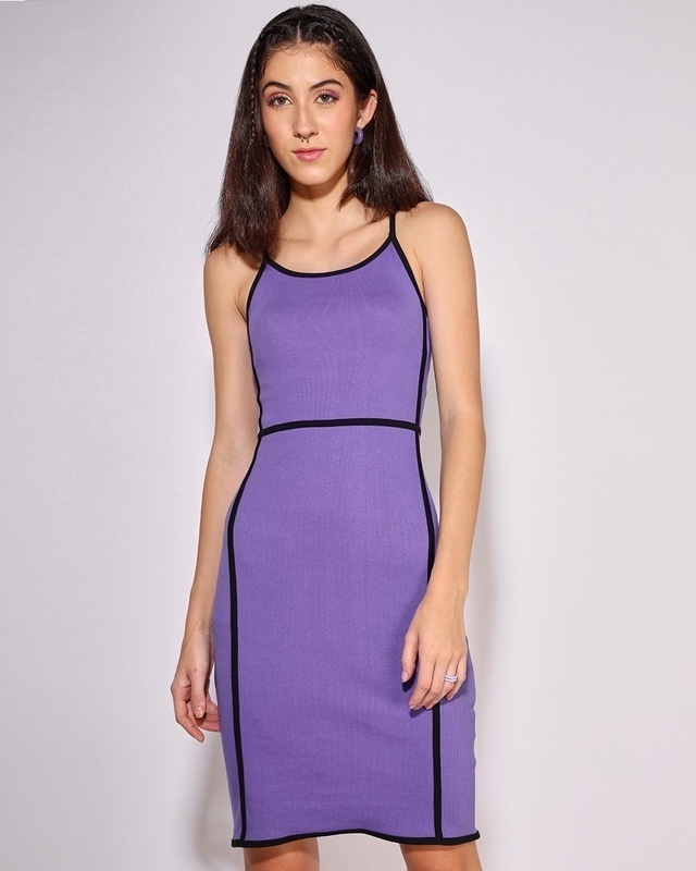 Shop Women's Very Peri Slim Fit Slip Dress-Front