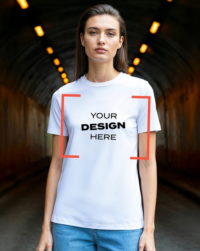 Women's White Customizable T-shirt-Front Bewakoof Shop Women's White Customizable T-shirt-Front