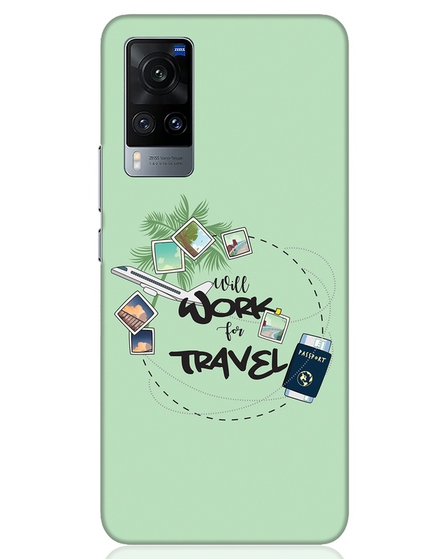 Shop Work For Travel Designer Hard Cover for Vivo X60-Front