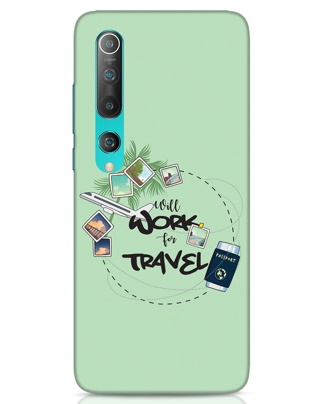 Shop Work For Travel Designer Hard Cover for Xiaomi Mi 10-Front