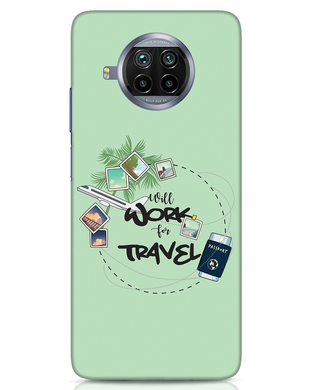 Shop Work For Travel Designer Hard Cover for Xiaomi Mi 10i 5G-Front