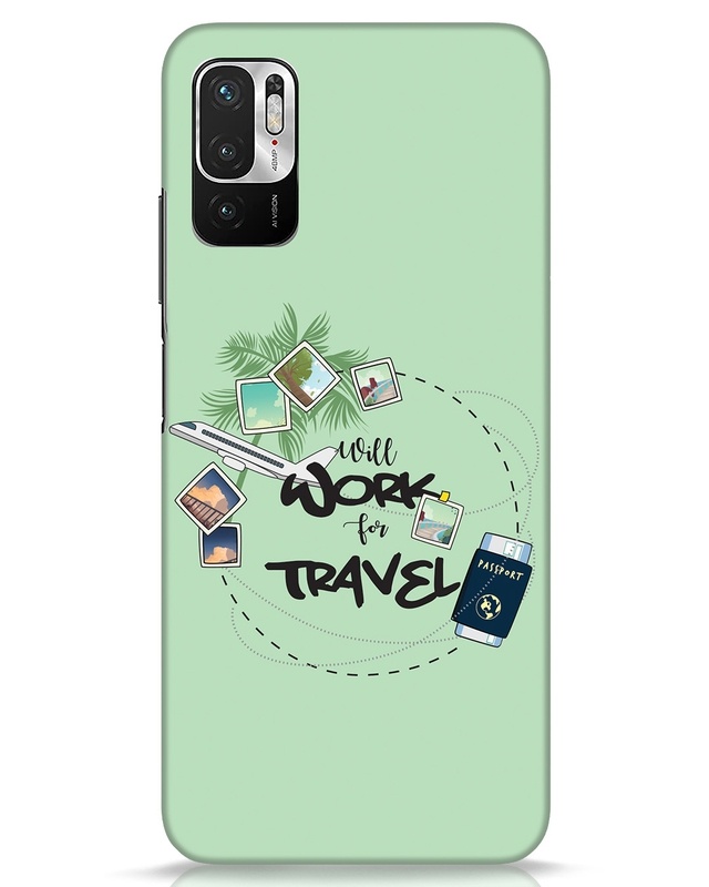 Shop Work For Travel Designer Hard Cover for Xiaomi Redmi Note 10 T-Front