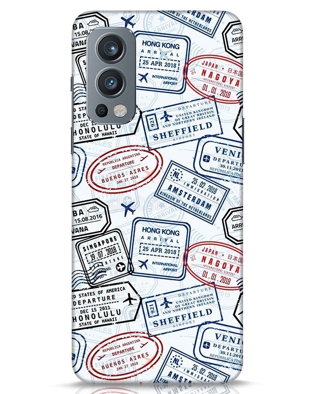 Shop World Tour Designer Hard Cover for OnePlus Nord 2-Front