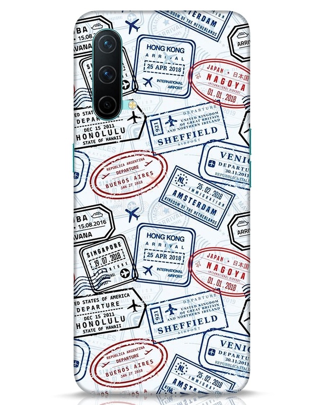 Shop World Tour Designer Hard Cover for OnePlus Nord CE-Front