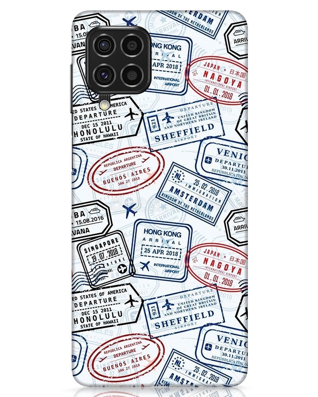 Shop World Tour Designer Hard Cover for Samsung Galaxy F62-Front