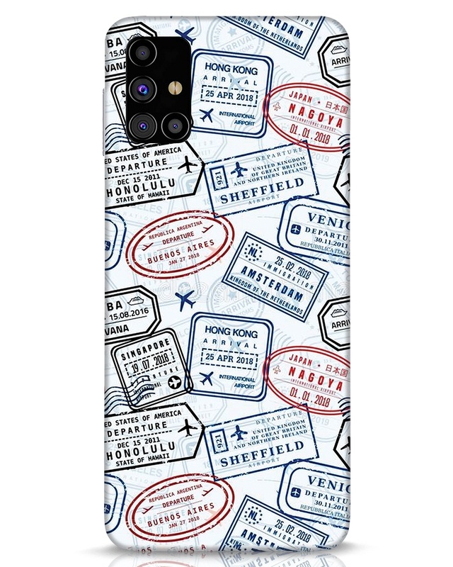 Shop World Tour Designer Hard Cover for Samsung Galaxy M31s-Front