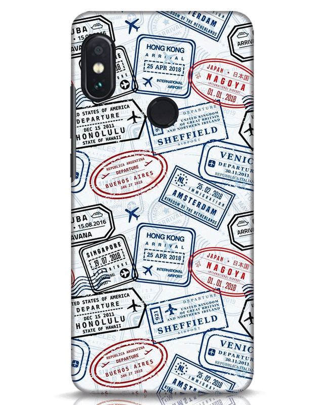 Shop World Tour Designer Hard Cover for Xiaomi Redmi Note 5 Pro-Front