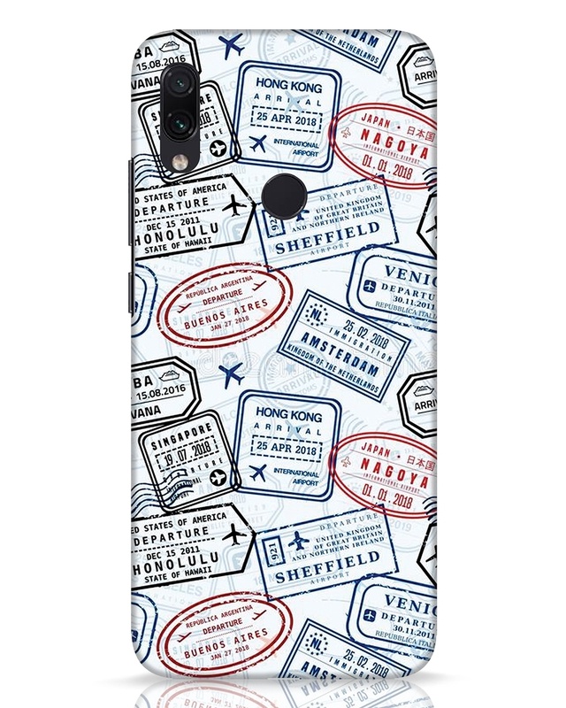 Shop World Tour Designer Hard Cover for Xiaomi Redmi Note 7 Pro-Front