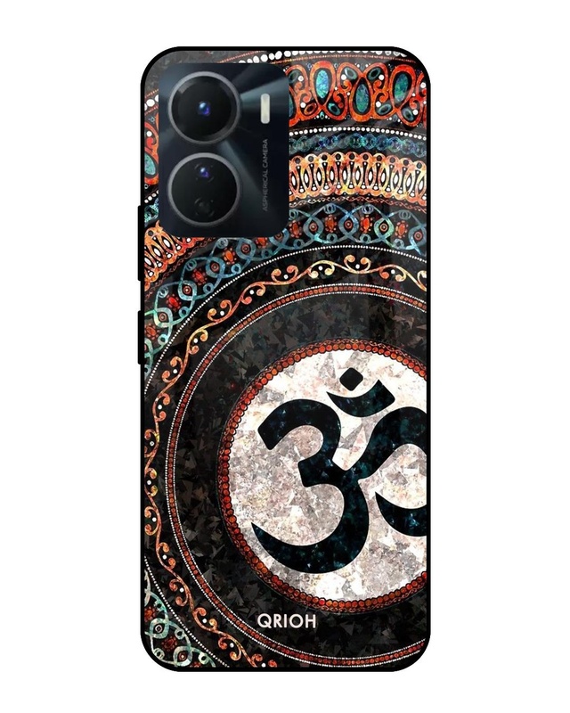 Shop Worship Printed Premium Glass Case for Vivo Y16 (Shock Proof,Scratch Resistant)-Front